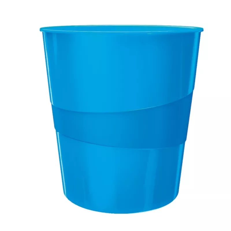 Leitz WOW šiukšliadėžė, 15 l, mėlyna