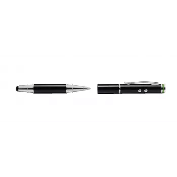Leitz Stylus rašikliai 4 viename Complete jutikliniams įrenginiams, Universalus, Bet kokio prekės ženklo, Juoda, iPad, Žalvaris, Silikonas, LR41