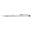 “Leitz Stylus rašikliai” 2-in-1 Complete jutikliniams įrenginiams, universalūs, bet kokiam prekės ženklui, sidabriniai, iPad, aliuminis, silikonas, 10 g