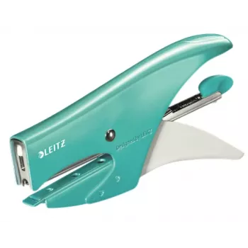 Leitz WOW segiklis, 15 lapų, turkio spalvos, P2, Nr. 10, 80 g/m², 4,95 cm, galinio įdėjimo