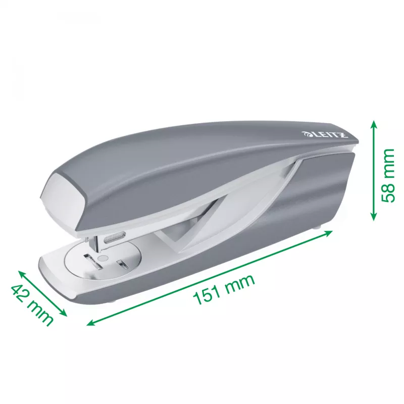 Leitz segiklis WOW 5502 Metalinis 30 lapų, 30 lapų, Violetinė, P3, Metalas, Plastikas, 80 g/m², 4 cm