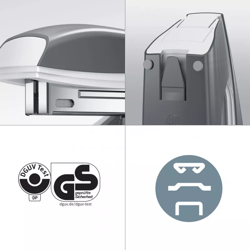 Leitz segiklis WOW 5502 Metalinis 30 lapų, 30 lapų, Violetinė, P3, Metalas, Plastikas, 80 g/m², 4 cm