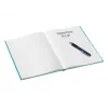 Leitz Notebook WOW A4 Liniuotas kietu viršeliu 90g/80lapų, Raštas, Mėlynas, A4, 80 lapų, 80 g/m², Linijinis popierius