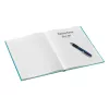 Leitz Notebook WOW A4 langeliais kietu viršeliu 90 g/80 lapų, raštas, mėlynas, A4, 80 lapų, 80 g/m², languotas popierius