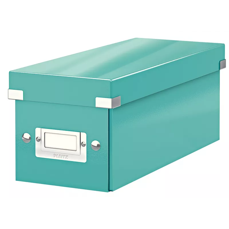 Leitz Click & Store WOW CD laikymo dėžutė, turkio spalvos, kartonas, 143 mm, 352 mm, 136 mm, 440 g