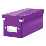 „Leitz Click & Store WOW“ CD laikymo dėžutė, violetinė, kartoninė, 440 g