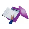 Leitz Click & Store WOW vidutinė laikymo dėžė, violetinė, kartoninė, 16,7 l, 281 mm, 200 mm, 265 x 335 x 188 mm