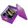 Leitz Click & Store WOW vidutinė laikymo dėžė, violetinė, kartoninė, 16,7 l, 281 mm, 200 mm, 265 x 335 x 188 mm