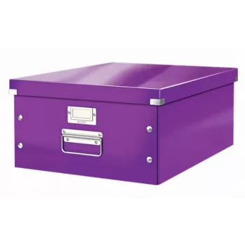 Leitz Click & Store WOW didelė archyvinė dėžė, violetinė, kartonas, 1,28 kg
