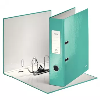 Leitz Lever Arch File 180° WOW POB/Laminated A4/80mm, A4, kartonas, turkio spalvos, 600 lapų, 80 g/m², 8 cm