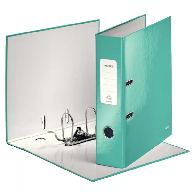 Leitz Lever Arch File 180° WOW POB/Laminated A4/80mm, A4, kartonas, turkio spalvos, 600 lapų, 80 g/m², 8 cm