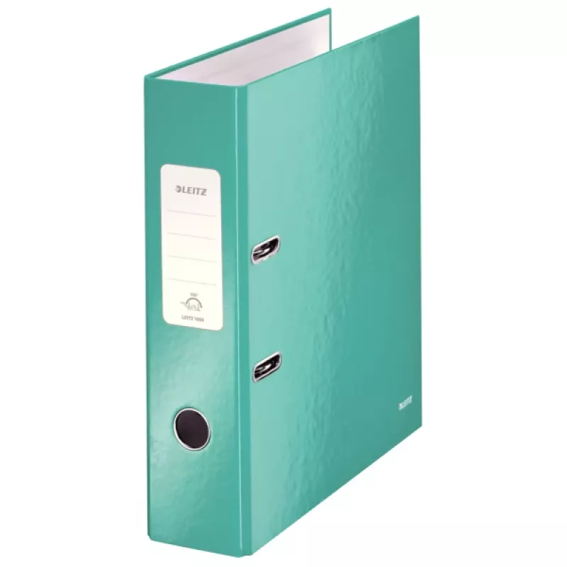 Leitz Lever Arch File 180° WOW POB/Laminated A4/80mm, A4, kartonas, turkio spalvos, 600 lapų, 80 g/m², 8 cm