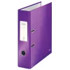 Leitz Lever Arch File 180° WOW POB/Laminated A4/80mm, A4, Kartonas, Violetinė, 600 lapų, 80 g/m², 8 cm