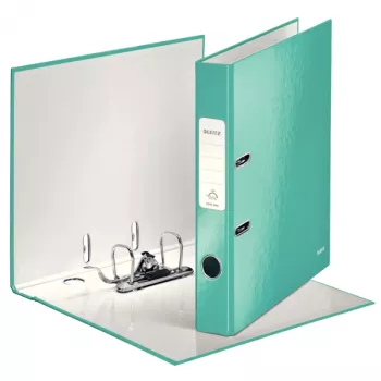 Leitz svirties segtuvas 180° WOW POB/Laminuotas A4/50 mm, A4, Kartonas, Turkis, 350 lapų, 80 g/m², 5 cm