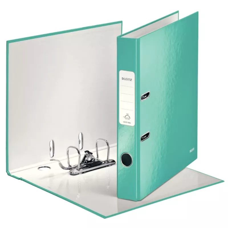 Leitz svirties segtuvas 180° WOW POB/Laminuotas A4/50 mm, A4, Kartonas, Turkis, 350 lapų, 80 g/m², 5 cm