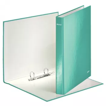 Leitz Ringbinder WOW Laminuotas A4+ 2DR/25mm, A4, Kartonas, Mėlynos spalvos, Baltos spalvos, 250 lapų, 80 g/m²