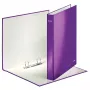 Leitz segtuvas WOW laminuotas A4+ 2DR/25mm, A4, Kartonas, Violetinė, Balta, 250 lapų, 80 g/m²
