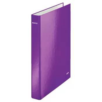 Leitz segtuvas WOW laminuotas A4+ 2DR/25mm, A4, Kartonas, Violetinė, Balta, 250 lapų, 80 g/m²