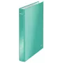 Leitz segtuvas WOW laminuotas A4+ 4DR/25mm, A4, Kartonas, Metalinis, Turkio, 230 lapų, 80 g/m², 2,5 cm