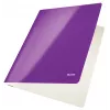 Leitz plokščia byla kortelėms / kartonui WOW A4, A4, kartonas, violetinė, 250 lapų, 240 mm, 3 mm
