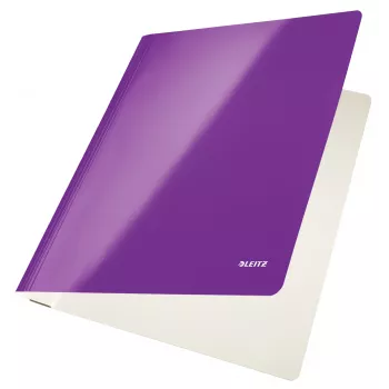 Leitz plokščia byla kortelėms / kartonui WOW A4, A4, kartonas, violetinė, 250 lapų, 240 mm, 3 mm