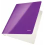 Leitz plokščia byla kortelėms / kartonui WOW A4, A4, kartonas, violetinė, 250 lapų, 240 mm, 3 mm