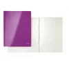 Leitz plokščia byla kortelėms / kartonui WOW A4, A4, kartonas, violetinė, 250 lapų, 240 mm, 3 mm