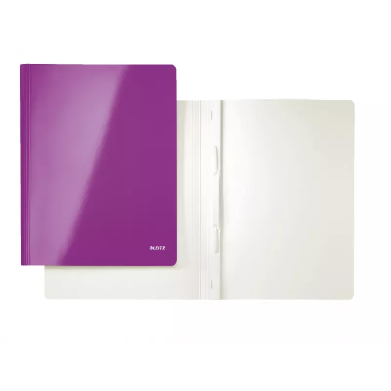 Leitz plokščia byla kortelėms / kartonui WOW A4, A4, kartonas, violetinė, 250 lapų, 240 mm, 3 mm