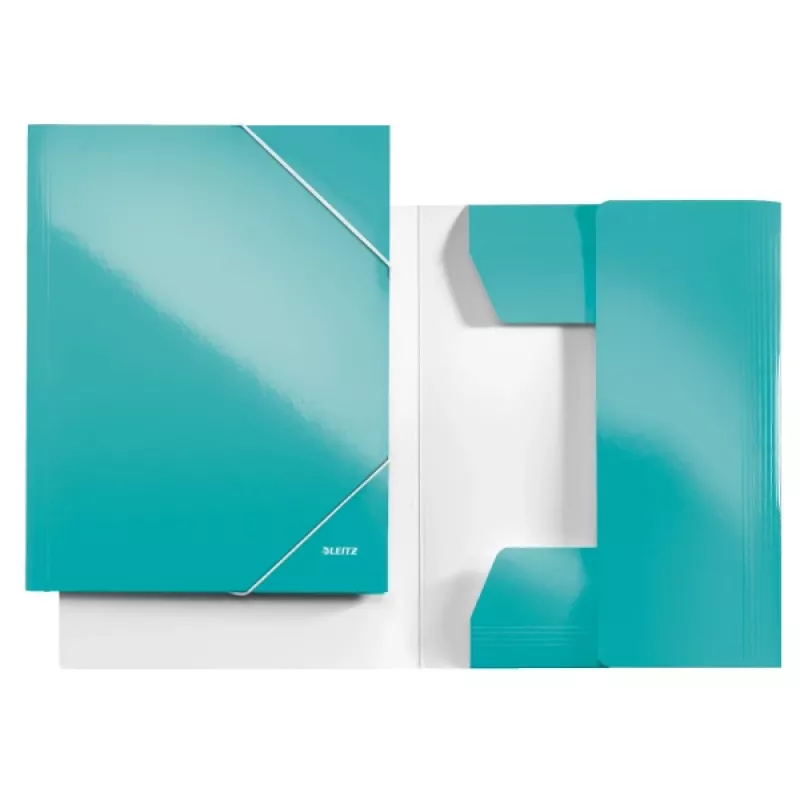 Leitz 3-Flap Folder WOW Card/POB A4, A4, Polipropilenas (PP), Žalia, 250 lapų, 80 g/m², Popierius