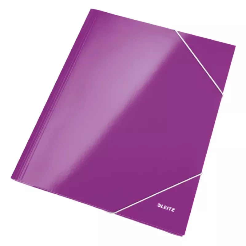 Leitz 3-Flap Folder WOW Card/POB A4, A4, polipropilenas (PP), violetinė, 250 lapų, 80 g/m², popierius
