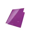Leitz 3-Flap Folder WOW Card/POB A4, A4, polipropilenas (PP), violetinė, 250 lapų, 80 g/m², popierius