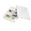 „Leitz Click & Store WOW“ vidutinė tvarkymo dėžutė, balta, kartonas, 880 g
