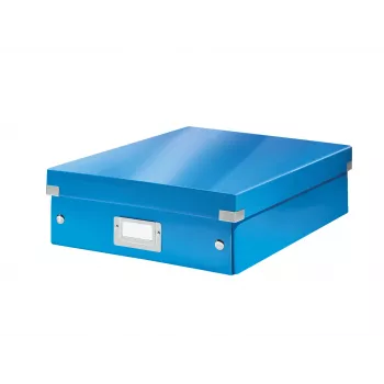 Leitz Click & Store WOW vidutinė tvarkymo dėžė, mėlyna, kartonas, 880 g