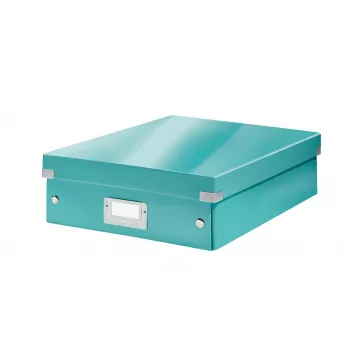Leitz Click & Store WOW Medium Organiser Box, Blue, Carton, 880 g