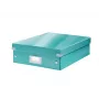 Leitz Click & Store WOW Medium Organiser Box, Blue, Carton, 880 g