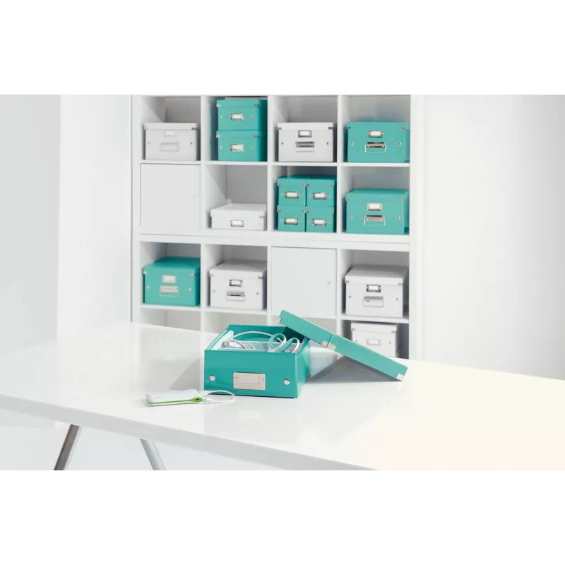 Leitz Click & Store WOW Medium Organiser Box, Blue, Carton, 880 g