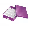 Leitz Click & Store WOW vidutinė tvarkyklės dėžutė, violetinė, kartonas, 880 g