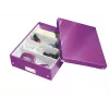 Leitz Click & Store WOW vidutinė tvarkyklės dėžutė, violetinė, kartonas, 880 g