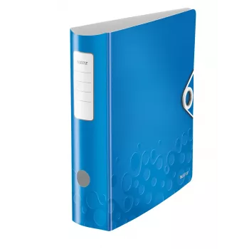 Leitz svirtinis segtuvas Active PP WOW A4/80mm, A4, poliuretano putplastis, mėlynas, 500 lapų, 80 g/m², 8,2 cm