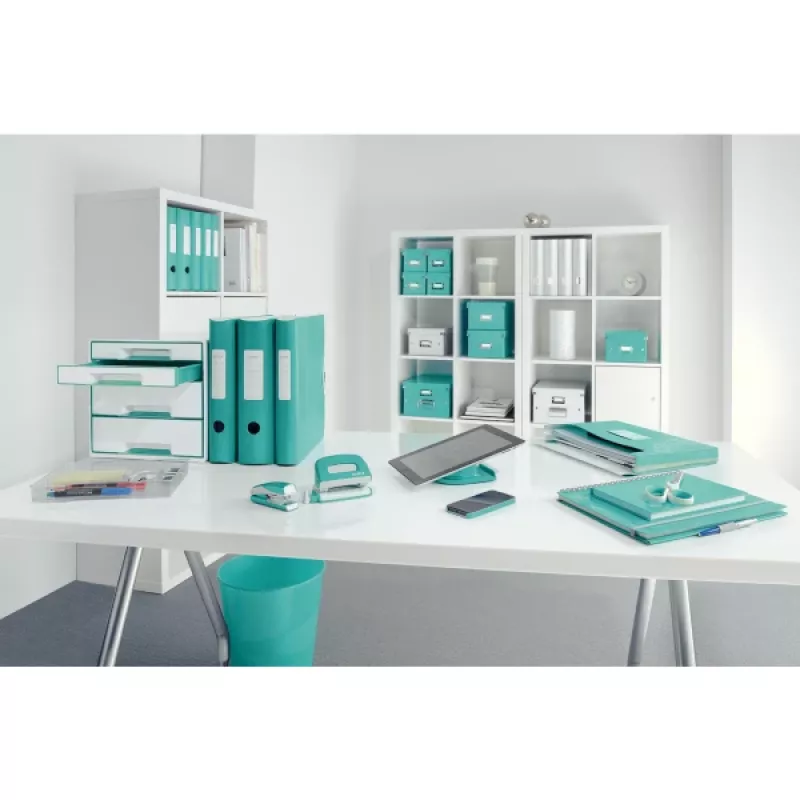 Leitz svirtinė byla Active PP WOW A4/80mm, A4, poliuretano putplastis, turkio spalvos, 500 lapų, 80 g/m², 8,2 cm