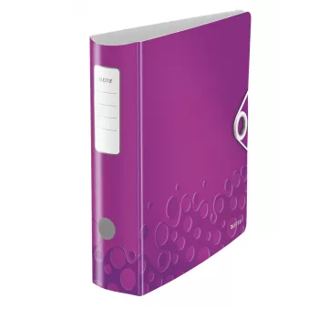 Leitz svirties segtuvas Active PP WOW A4/80 mm, A4, polifoamas, violetinis, 500 lapų, 80 g/m², 8,2 cm