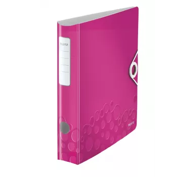 Leitz svirties segtuvas Active PP WOW A4/65mm, A4, poliuretanas, rožinis, 350 lapų, 80 g/m², 6,5 cm
