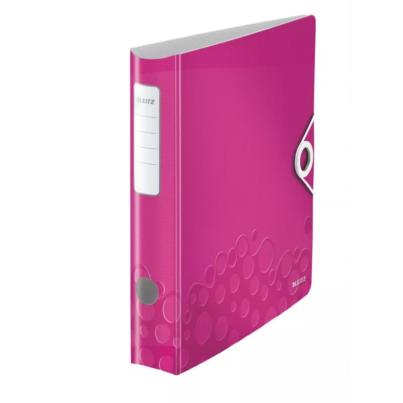 Leitz svirties segtuvas Active PP WOW A4/65mm, A4, poliuretanas, rožinis, 350 lapų, 80 g/m², 6,5 cm