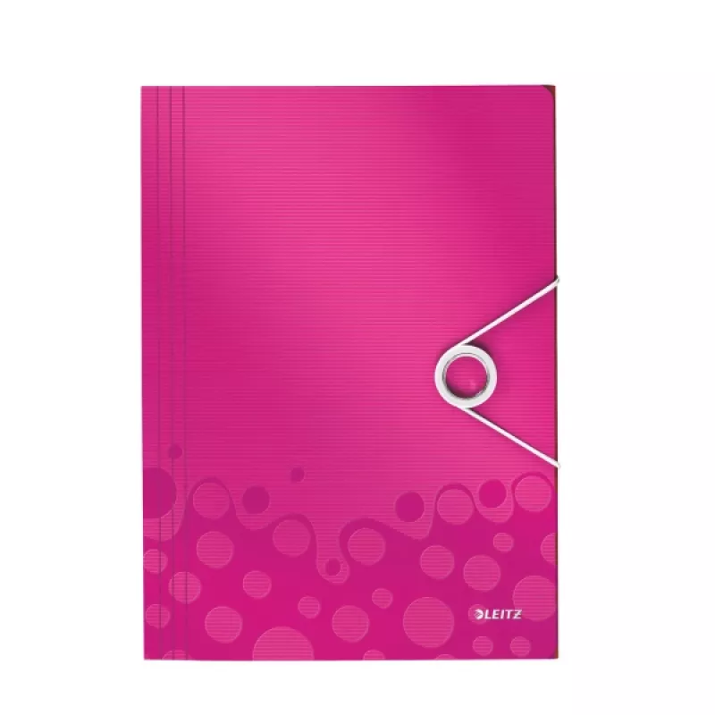 Leitz 3-Flap Folder WOW PP A4, A4, Polipropilenas (PP), Rožinė, Vertikali, 150 lapų, 235 mm