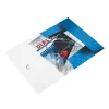 Leitz 3-Flap Folder WOW PP A4, A4, polipropilenas (PP), mėlynas, metalinis, stačias, 150 lapų, 235 mm