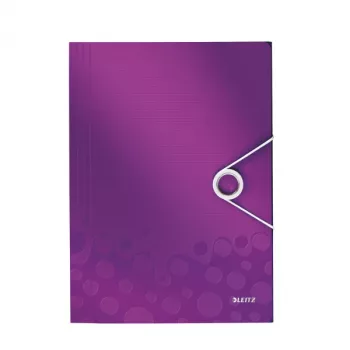 Leitz 3-Flap Folder WOW PP A4, A4, polipropileno (PP), Metallic, Purple, portretinė, 150 lapų, 235 mm