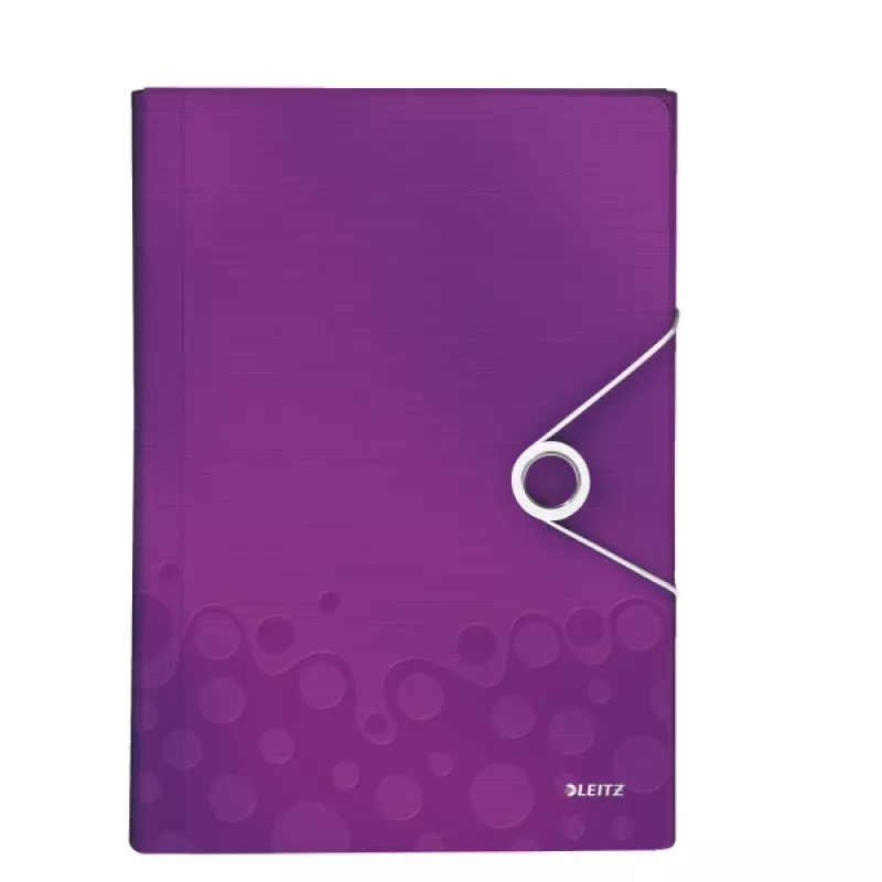 Leitz Project File WOW PP, A4, polipropilenas (PP), violetinė, 200 lapų, 254 mm, 38 mm