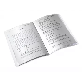 Leitz parodomoji knyga WOW PP 20 kišenėlių, metalinė, violetinė, polivinilchloridas (PVC), 20 kišenėlių, A4, 231 mm, 13 mm