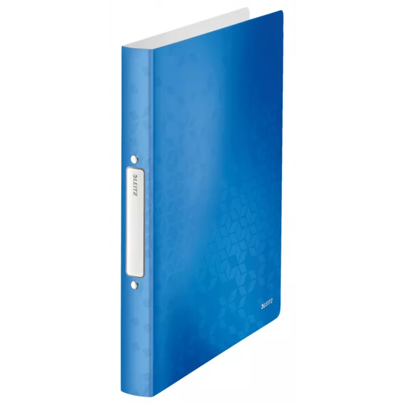 Leitz Ringbinder WOW PP A4 2RR/25mm, A4, apvalūs žiedai, polipropilenas (PP), mėlyna, metalinė, balta, 190 lapų