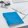 Leitz Ringbinder WOW PP A4 2RR/25mm, A4, apvalūs žiedai, polipropilenas (PP), mėlyna, metalinė, balta, 190 lapų
